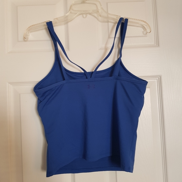 Under Armor Motion Strappy Tank Blue Medium - Picture 3 of 3